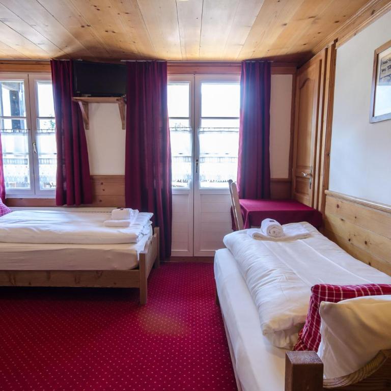 Family B&B Le Vieux Chalet - Zweibettzimmer mit eigenem Bad - 2