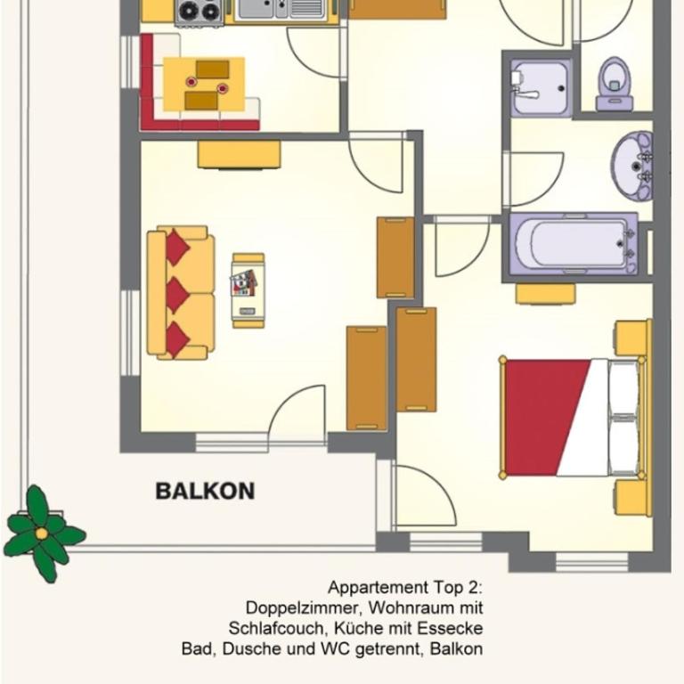 Appartements Sonnwend - Apartment mit 1 Schlafzimmer - 2
