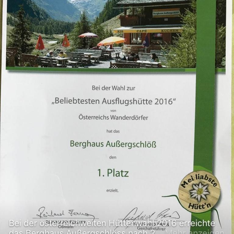 Berghaus Außergschlöß - Doppelzimmer mit Bergblick - 1
