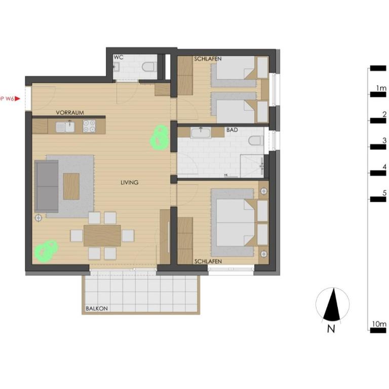 Echt Woods Appartements - Apartment mit Balkon - 7