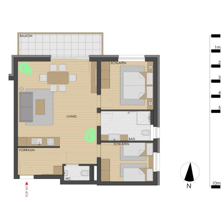 Echt Woods Appartements - Apartment mit Blick auf die Berge - 5
