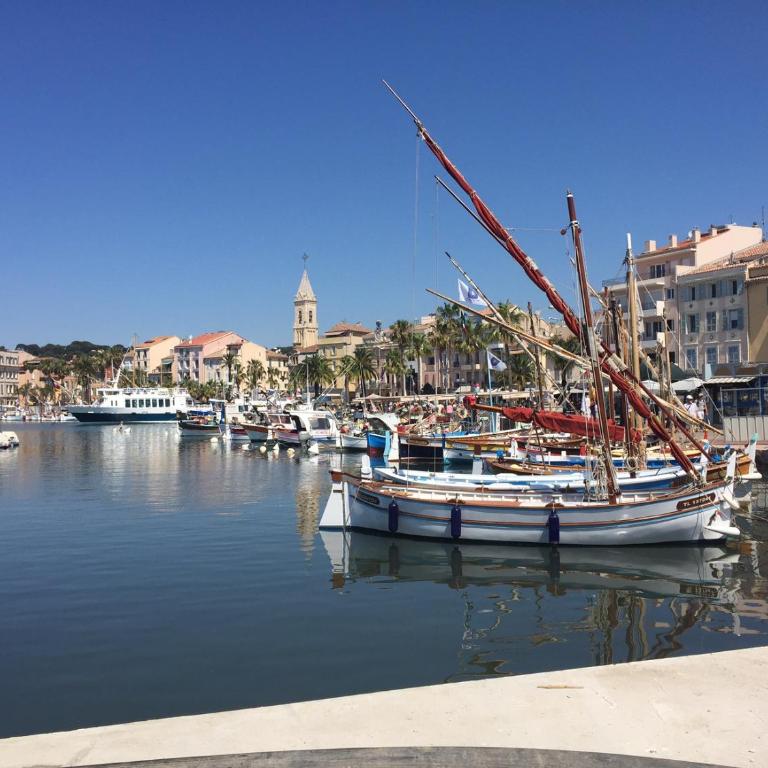 La tropezienne, Duplex 73 m2, 100 m du port, climatisation, grande terrasse - Apartment mit 3 Schlafzimmern - 15