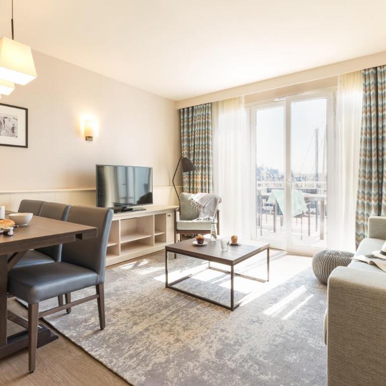 Résidence Pierre & Vacances Premium Presqu'Ile de la Touques - Appartement 2 Chambres en Duplex avec Terrasse ou Balcon (6 Personnes) - Bâtiments de la Capitainerie - 1