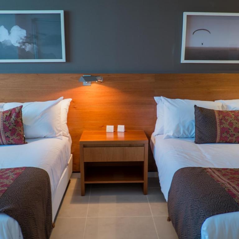 Orfeo Suites Hotel Sierras Chicas - Habitación Doble adaptada para personas con discapacidad - 2 camas - 1