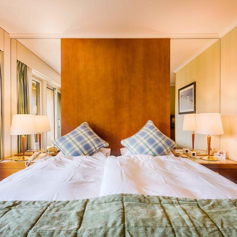 Royal Plaza Montreux - Standard Doppelzimmer mit Balkon – Park- und Seeblick - 6