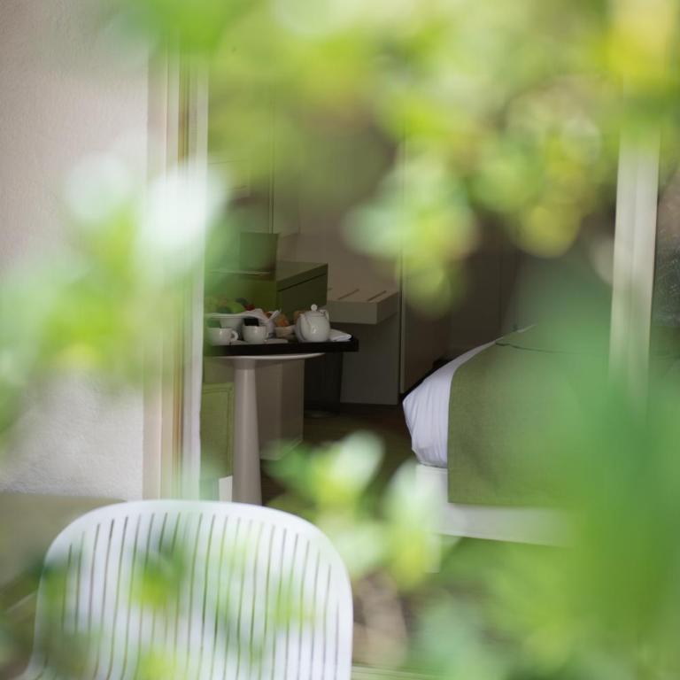 Hotel Restaurant La Vague de Saint Paul - Chambre Double Supérieure avec Terrasse - Rez-de-Jardin - 7