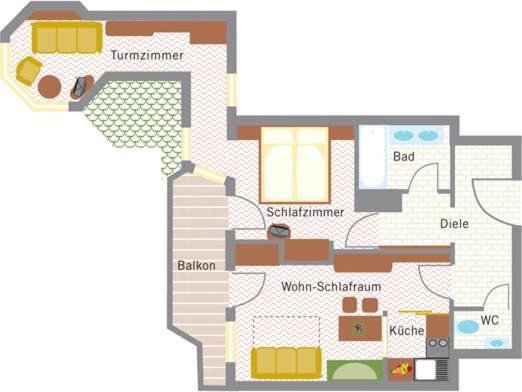 Hotel Garni Glockenstuhl - Superior Apartment - 1