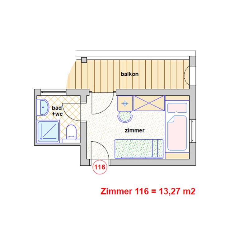 Hotel Garni Glockenstuhl - Einzelzimmer - 4