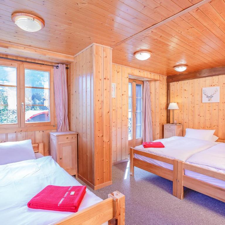 Guest House du Grand Paradis - On Piste - Chambre Triple avec Salle de Bains Privative Séparée et Terrasse - 2
