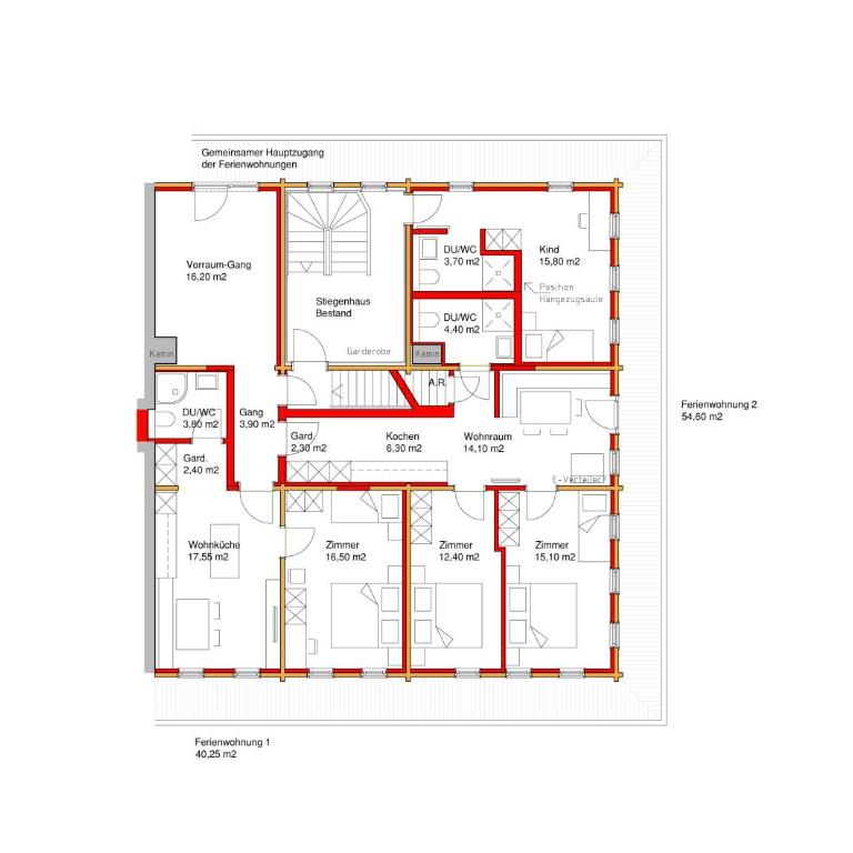 Drittlhof - Apartment mit 1 Schlafzimmer - 9