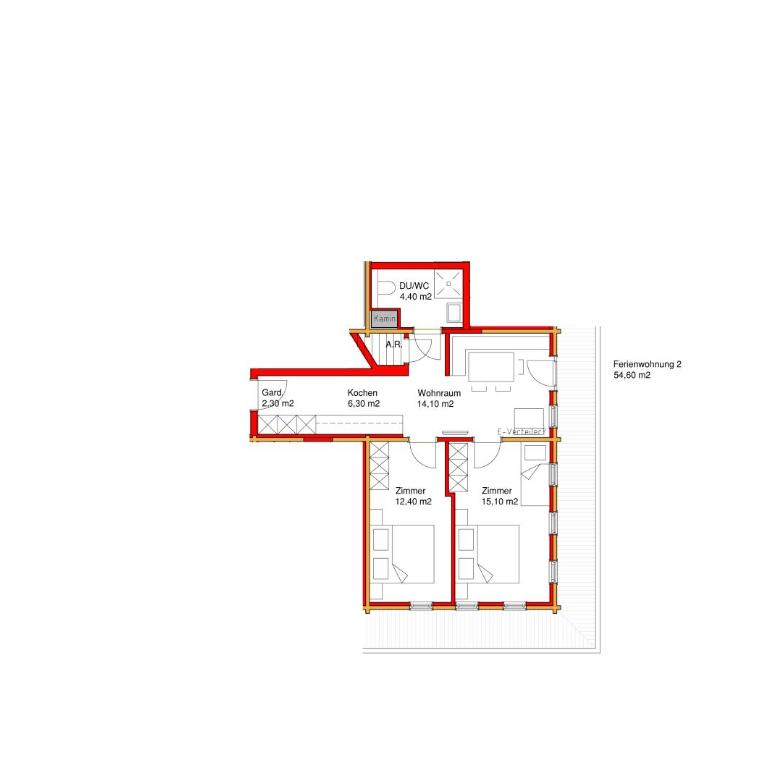 Drittlhof - Apartment mit 2 Schlafzimmern - 13