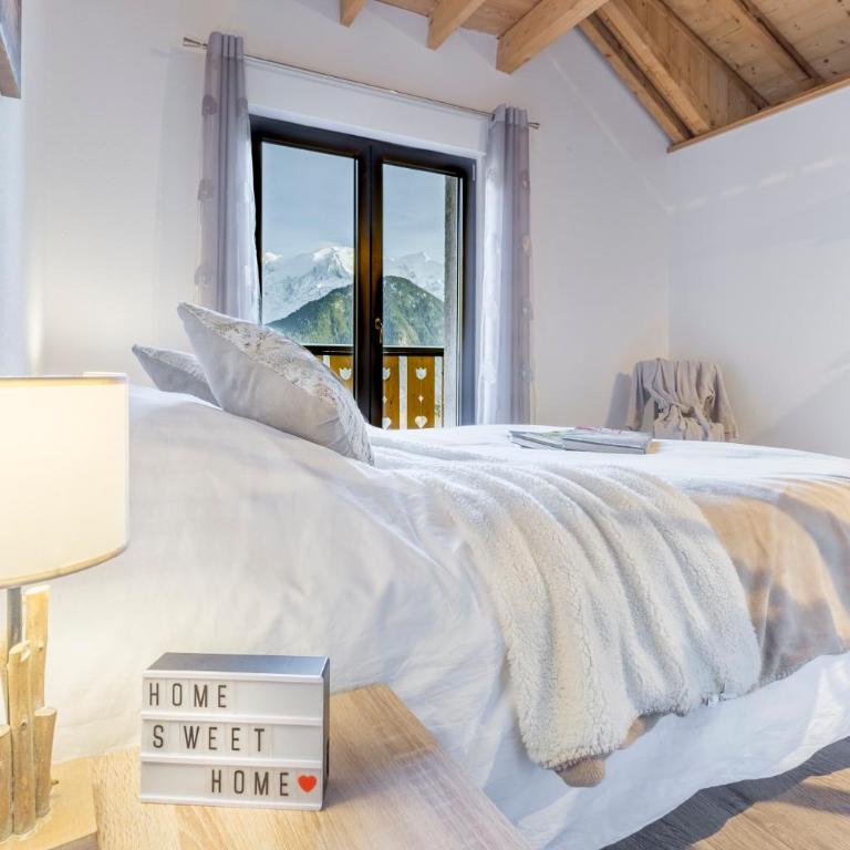 Les Edelweiss Mont-Blanc - Gîte Classé 3 Etoiles - Suite con Vista Montagna - 5