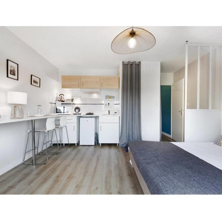 Studio Diane Cugnaux Toulouse St Simon proche Thales, Airbus & Basso Cambo - Apartment mit Dusche - 3