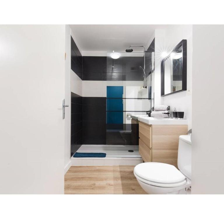 Studio Diane Cugnaux Toulouse St Simon proche Thales, Airbus & Basso Cambo - Apartment mit Dusche - 7