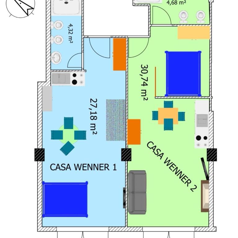Casa Wenner 1 panorama su Chiaia - Studio Apartment with Sea View - 42