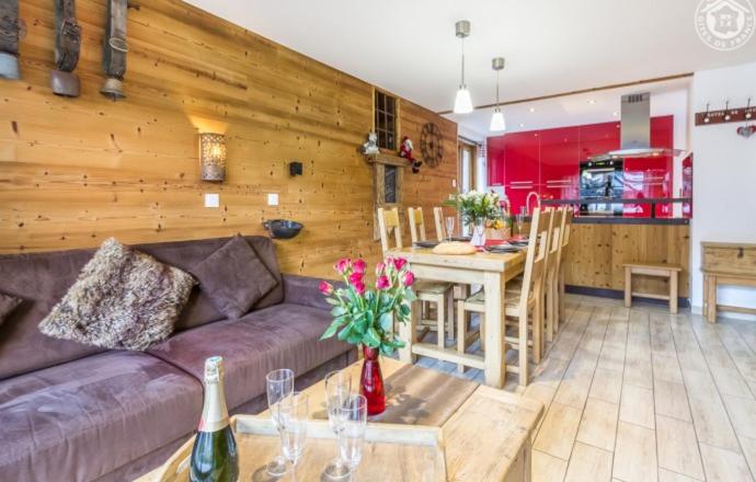 Chalet Les Gentianes - Appartement avec Vue sur la Montagne - 1