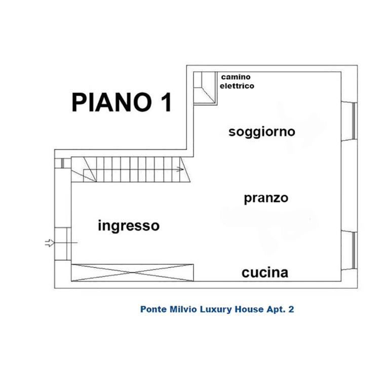 Ponte Milvio Luxury House - Two-Bedroom Apartment - 22
