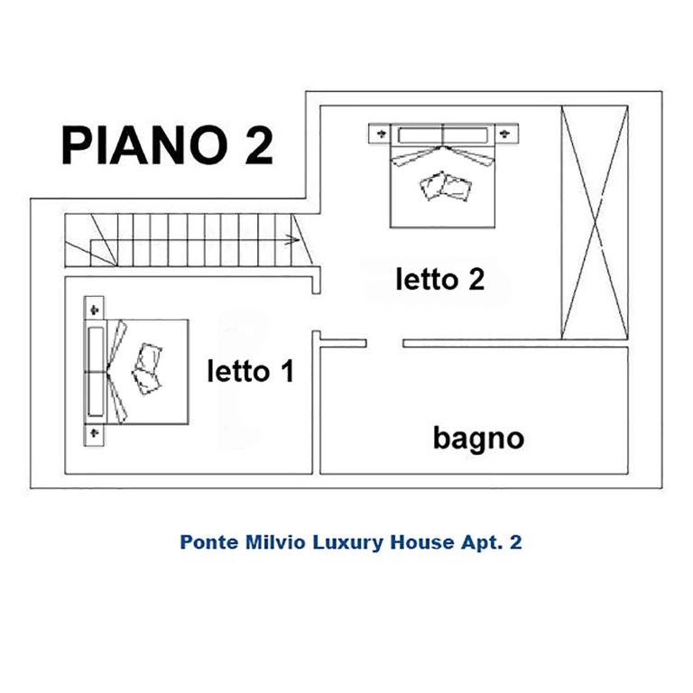 Ponte Milvio Luxury House - Two-Bedroom Apartment - 23