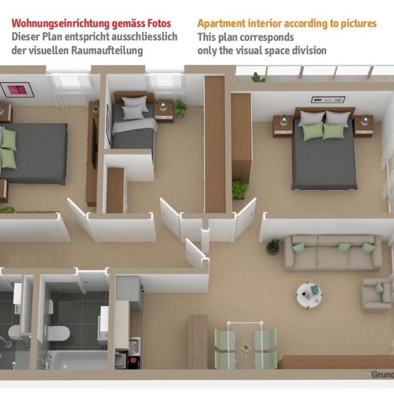Au Réduit 412 - Apartment mit Blick auf die Berge - 17