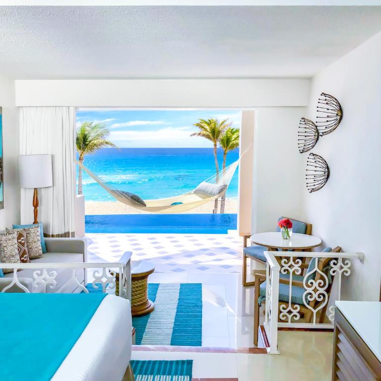 Sunscape Cancun All-Inclusive Resort & Spa by Hyatt - Suite Junior con 1 cama extragrande - Acceso directo a la piscina infinita frente a la playa - 1