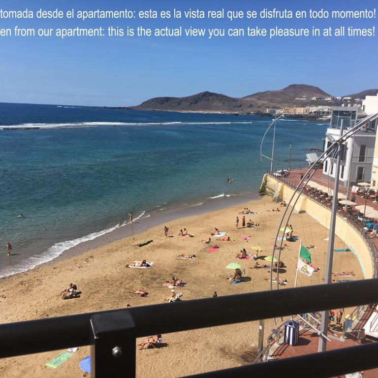 En plena playa de Las Canteras - Apartamento con vistas al mar - 1