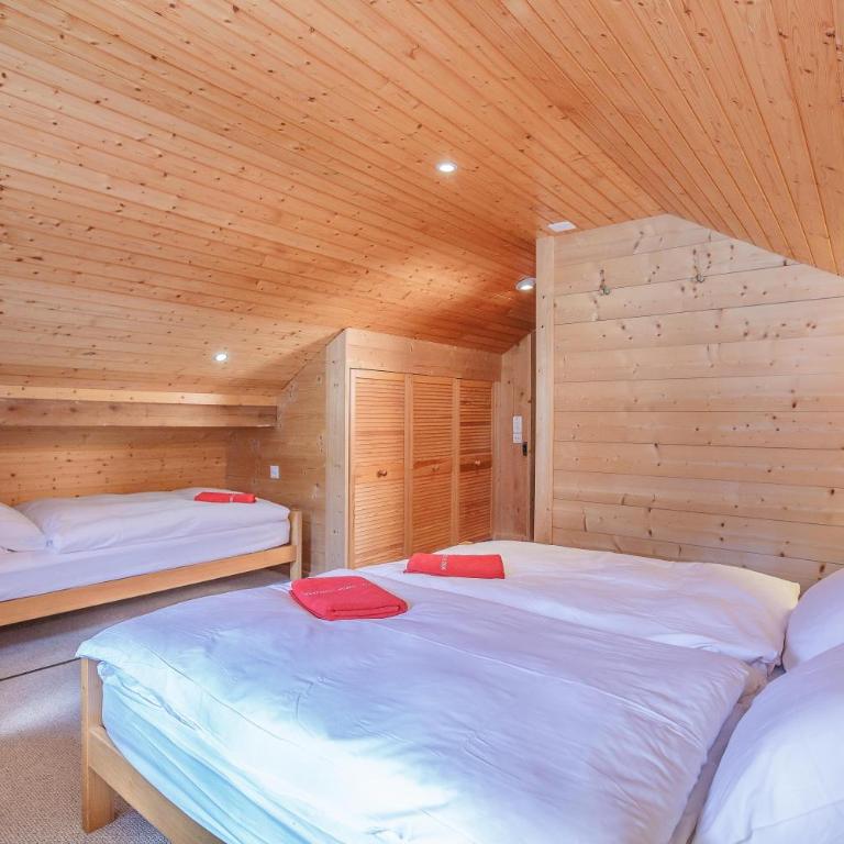 Guest House du Grand Paradis - On Piste - Loft Deluxe Chambre Triple avec Balcon - 1