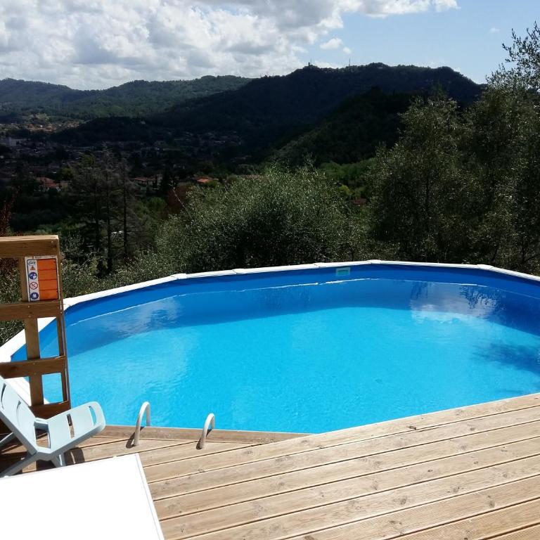 Valuable rustic Tuscan swimming pool, breathtaking view of Camaiore - Villa - 37