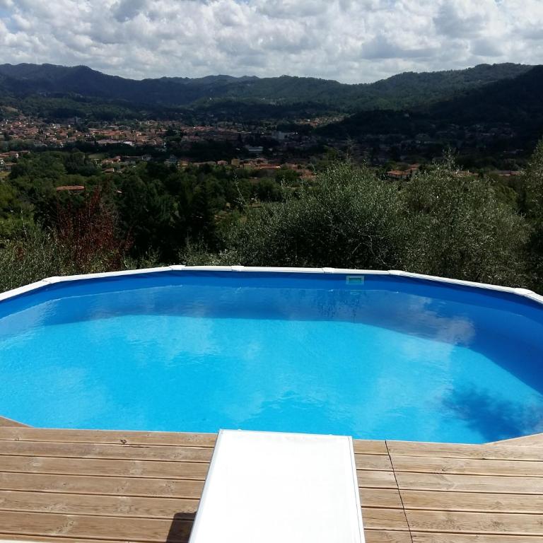 Valuable rustic Tuscan swimming pool, breathtaking view of Camaiore - Villa - 42