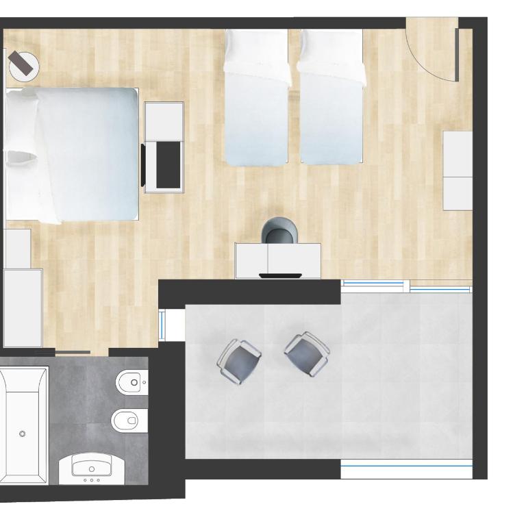 Hesperia Hotel & Residence - Camera Quadrupla - 1
