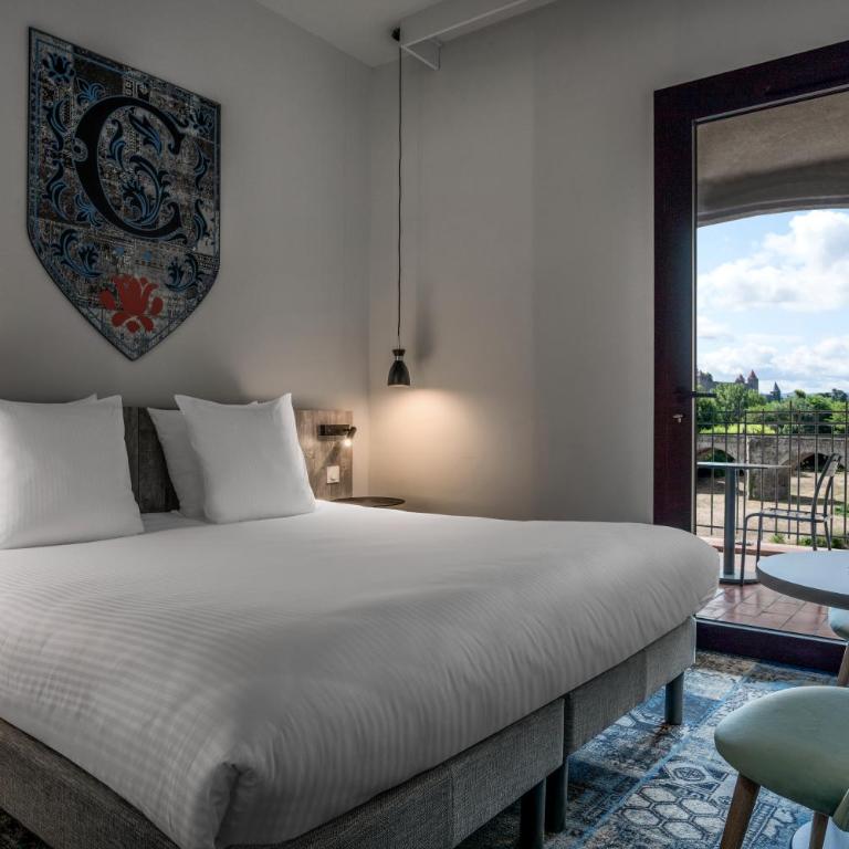 SOWELL HOTELS Les Chevaliers - Chambre Double Deluxe avec Vue sur Château - 5