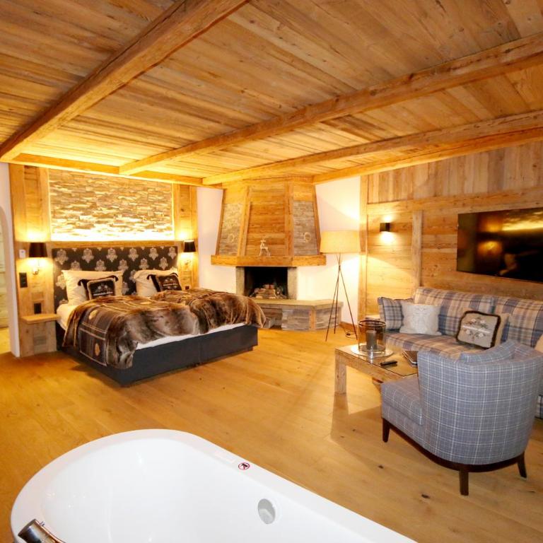 Amber Ski-in/out Hotel & Spa - Deluxe Suite mit Kingsize-Bett - 7