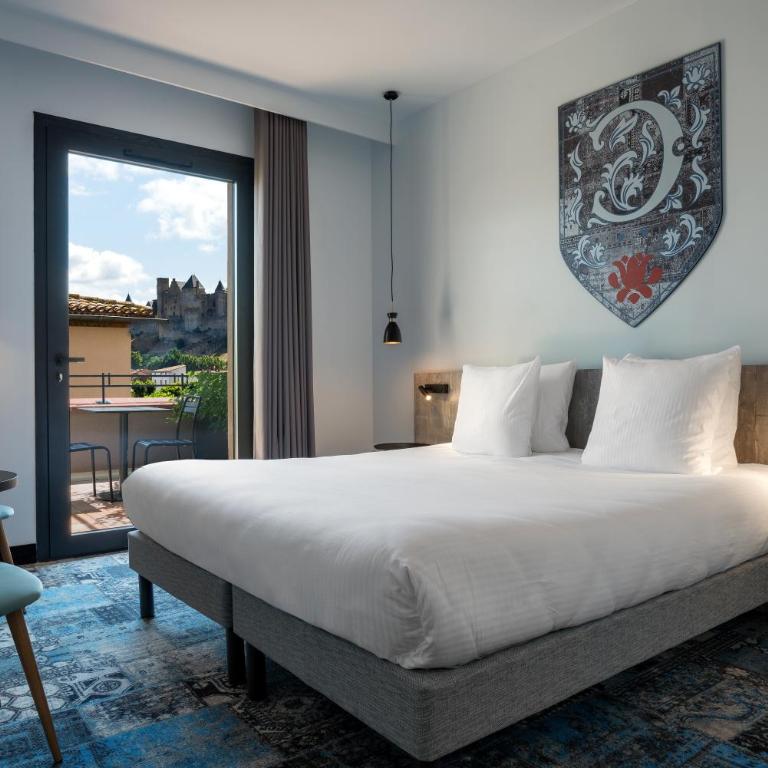 SOWELL HOTELS Les Chevaliers - Chambre Double Deluxe avec Vue sur Château - 4