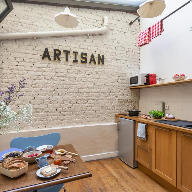 Artisan Lofts near Marais - Appartamento con doccia - 9