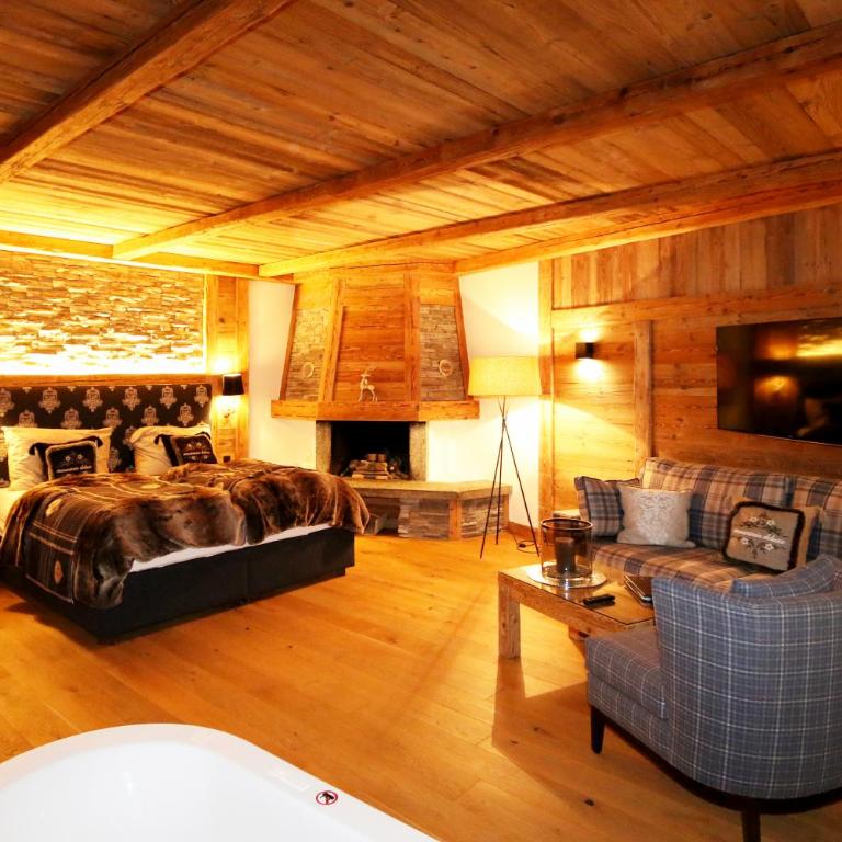 Amber Ski-in/out Hotel & Spa - Deluxe Suite mit Kingsize-Bett - 6
