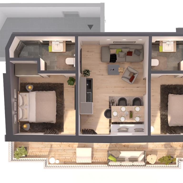Alpinium - Premium Apartments - Appartement 2 Chambres - 1