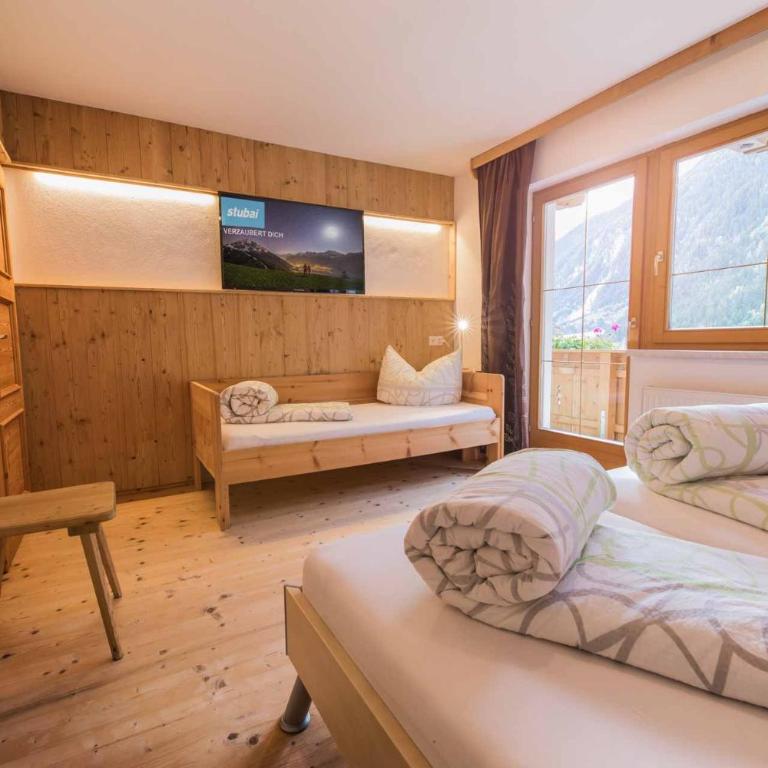 Haus Alpenkönig Exclusive Apartments near Stubai Glacier - Apartment mit 3 Schlafzimmern und Balkon - 34