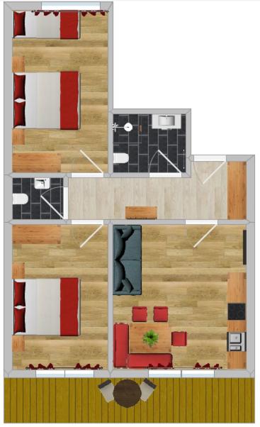 Ritzerhof Apartments - Apartment mit Balkon - 2