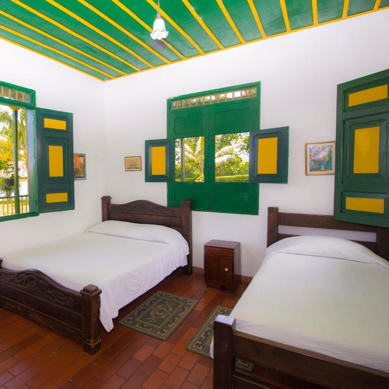 Finca Hotel el Palmar - Habitación Doble - 2 camas - 2