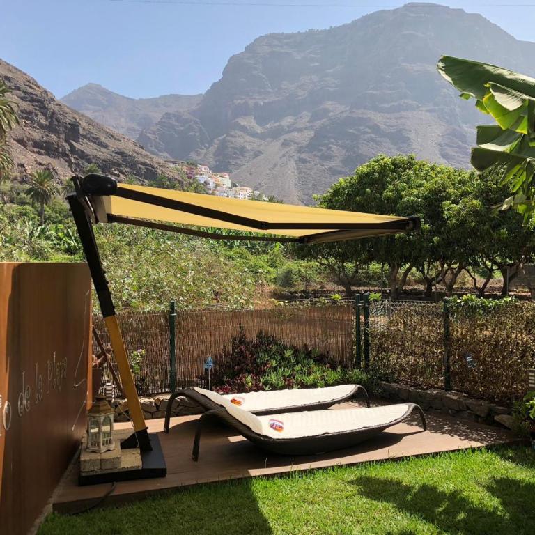 Caserío de la Playa - Adults Only - Apartamento de 1 dormitorio con vistas a las montañas y jardín - 7
