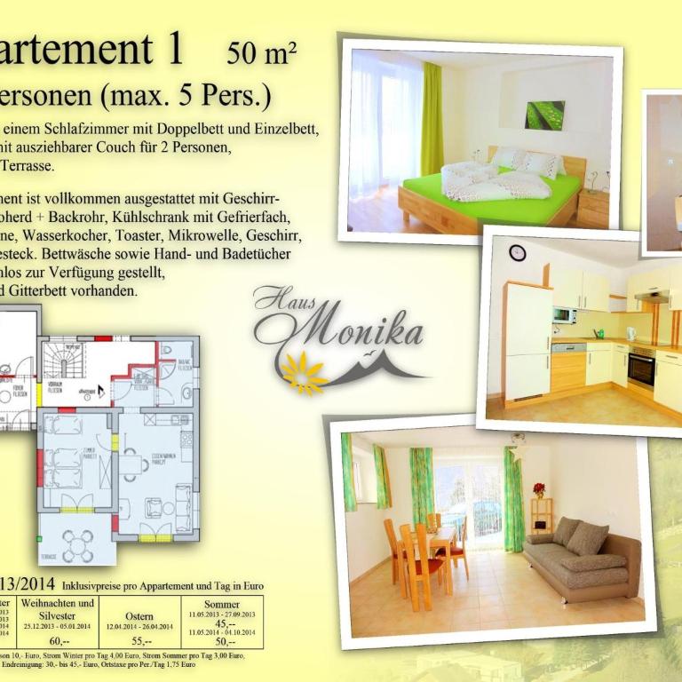 Appartementhaus Monika - Apartment mit 1 Schlafzimmer und Terrasse - 2