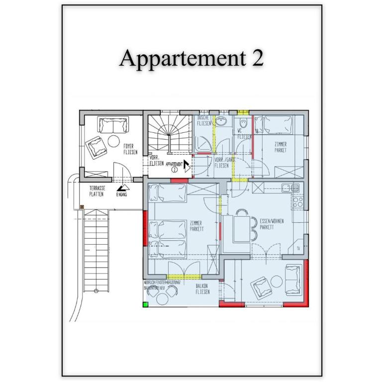 Appartementhaus Monika - Apartment mit 2 Schlafzimmern und Balkon - 10
