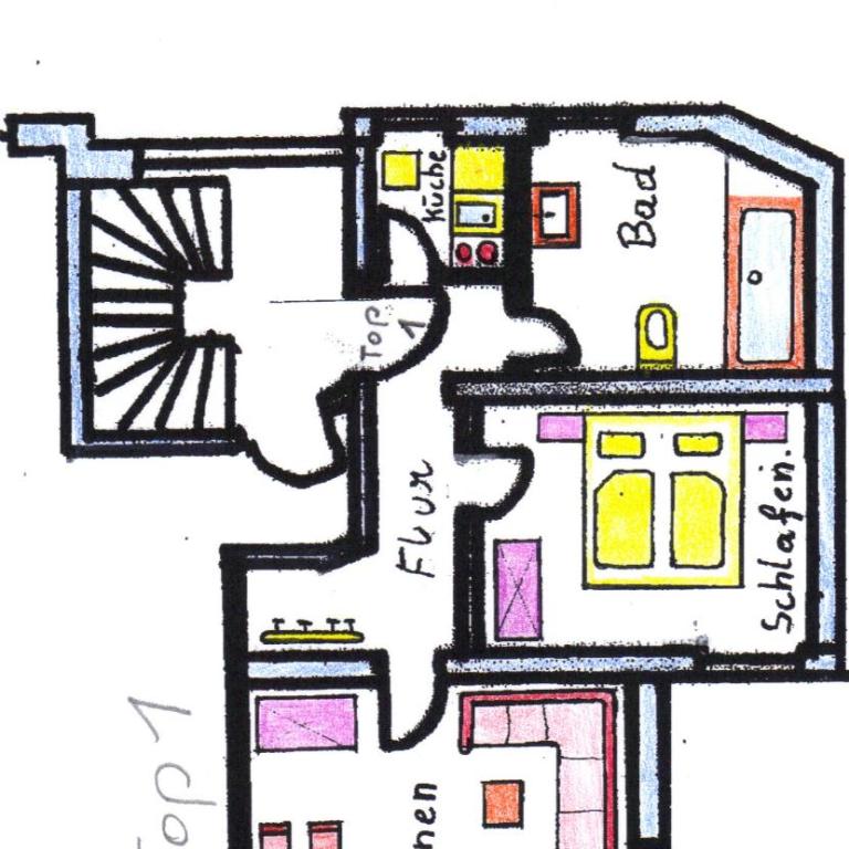 Landhaus Bellamontes - Apartment mit 1 Schlafzimmer - 8