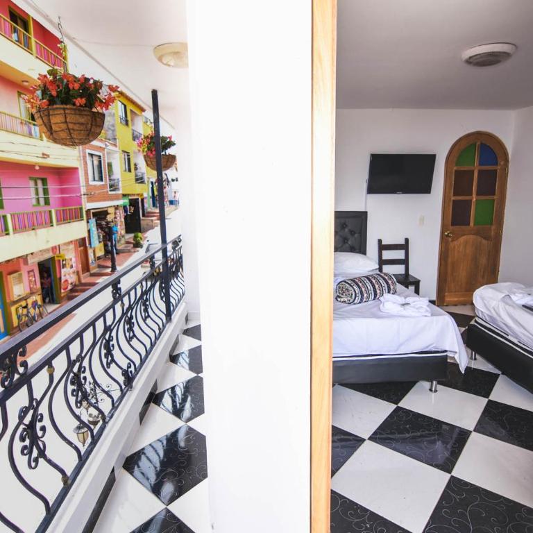 Hotel El Paisaje - Habitación Doble Superior - 2 camas, con vistas a la ciudad - 1