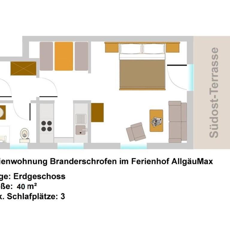 Ferienhof AllgäuMax - Apartment 11 mit Bergblick - 2