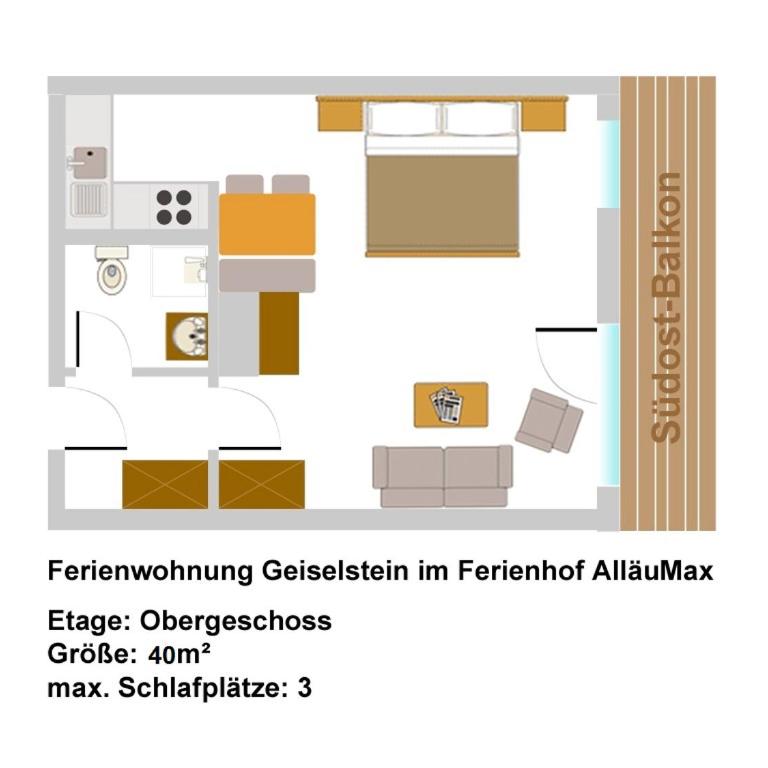 Ferienhof AllgäuMax - Apartment 15 mit Bergblick - 2
