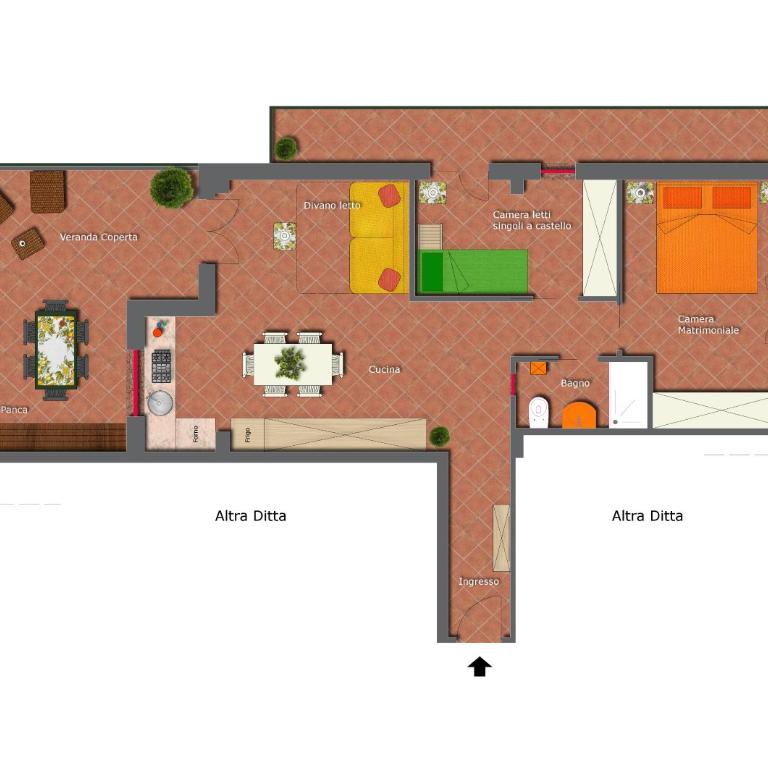 Capo d'Orlando Apartments - Sabbia - Appartamento con 2 Camere da Letto, Terrazza e Vista Mare - 3