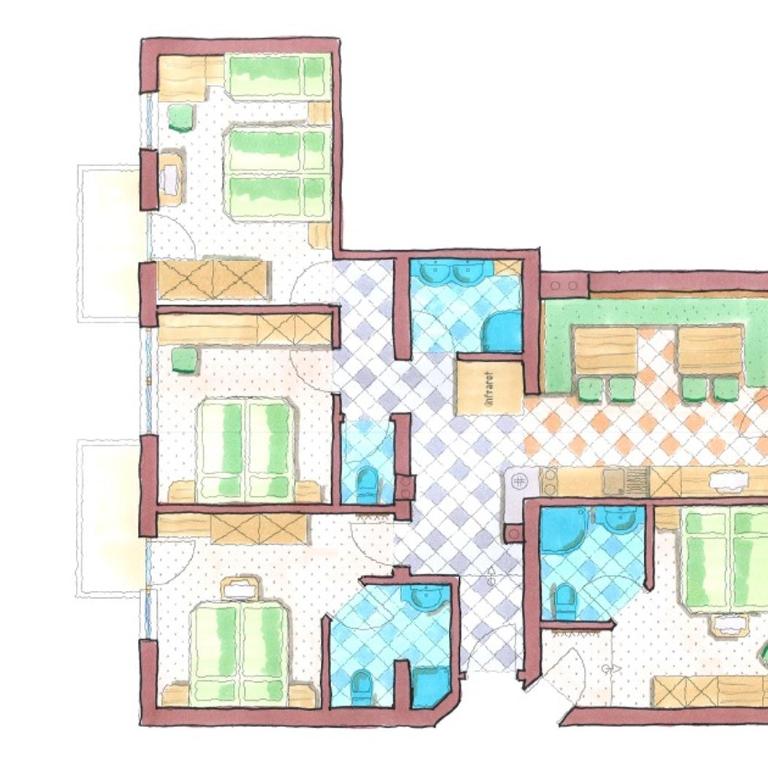 Sonnalm - Apartment mit 3 Schlafzimmern und Balkon - 6