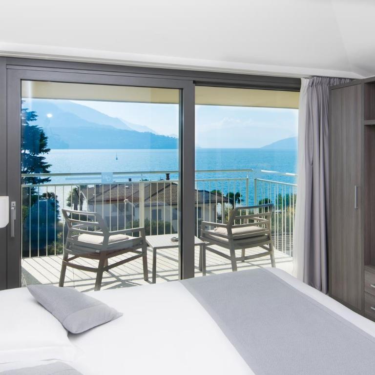 Hotel Domaso - Camera Matrimoniale/Doppia con Letti Singoli con Vista Lago Frontale - 2