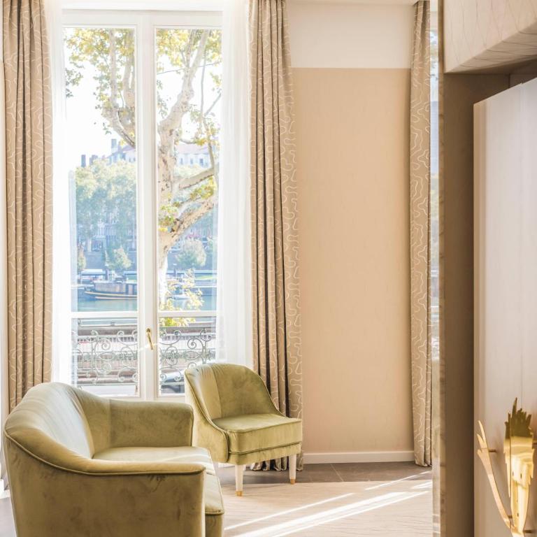 Boscolo Lyon Hotel & Spa - Suite Junior avec Accès Gratuit au Spa - Vue sur Rivière - 3