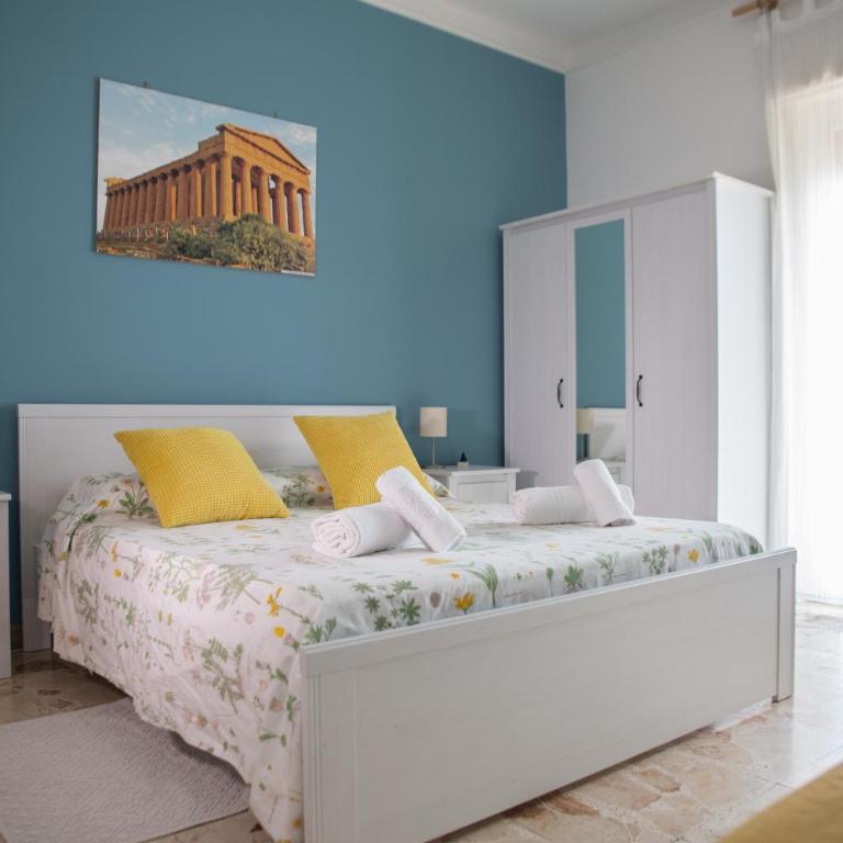 B&B MiraValle Agrigento - Camera Quadrupla con Cucina, Balcone e Vista Mare - 12